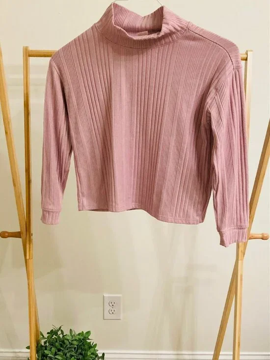 OshKosh B'gosh Girls Purple Turtle-neck Top