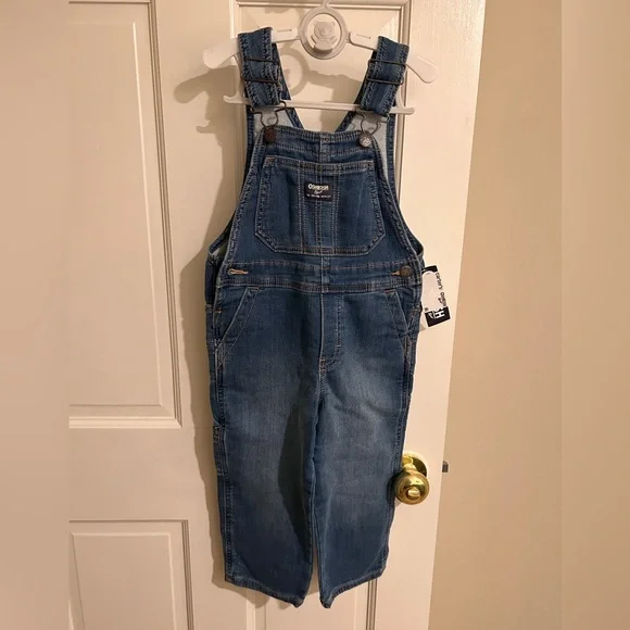 NWT OshKosh B'gosh Denim Overalls 3T