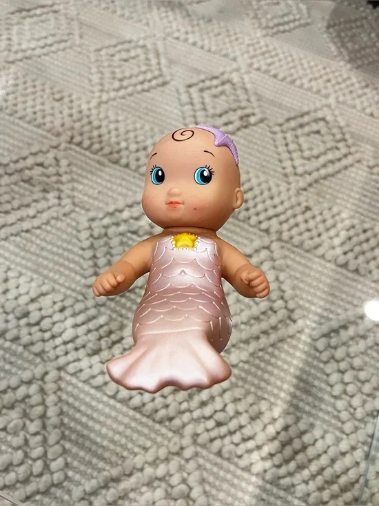 wee waterbabies pink mermaid water baby doll