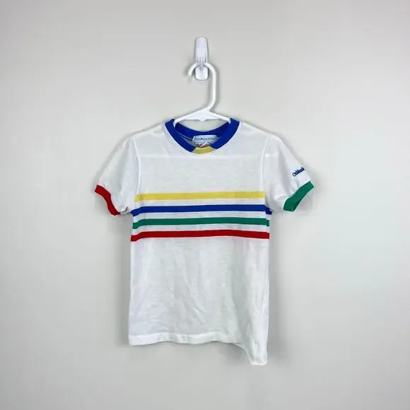 Vintage OshKosh B'gosh Colorful Striped T-Shirt 7 USA