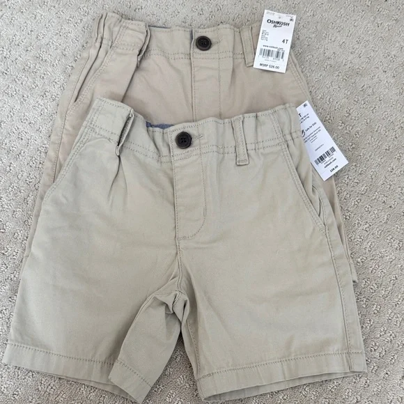 OshKosh B'gosh Tan Khaki Shorts