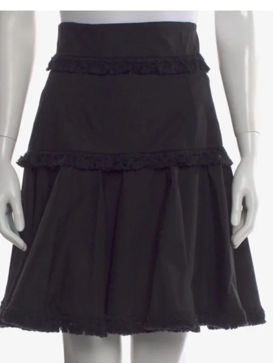 Dolce & Gabbana Cotton Tiered Mini Skirt