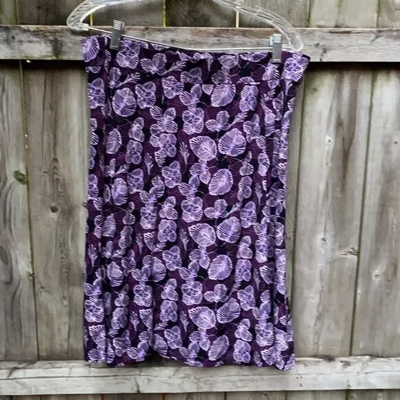 Sag Harbor purple skirt set sz. S