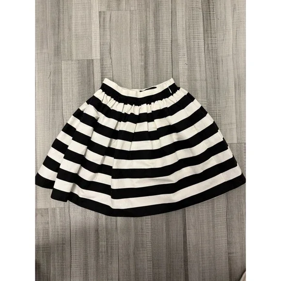 Party Skirt By Skot Striped Skirt Size Medium
