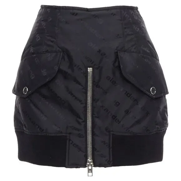 Alexander Wang Nylon Bomber Mini Skirt