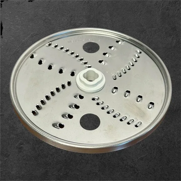 KitchenAid Food Processor Reversible Shredding Disc Fine Medium Silver Excellent
