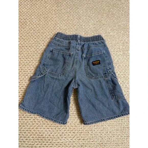 OshKosh Bgosh Vintage Carpenter Denim Shorts Kids skater surf jorts 90's Y2K 6