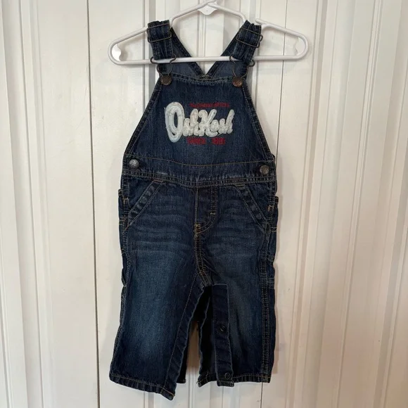 Osh‎ Kosh Denim Overalls Size 9 Months