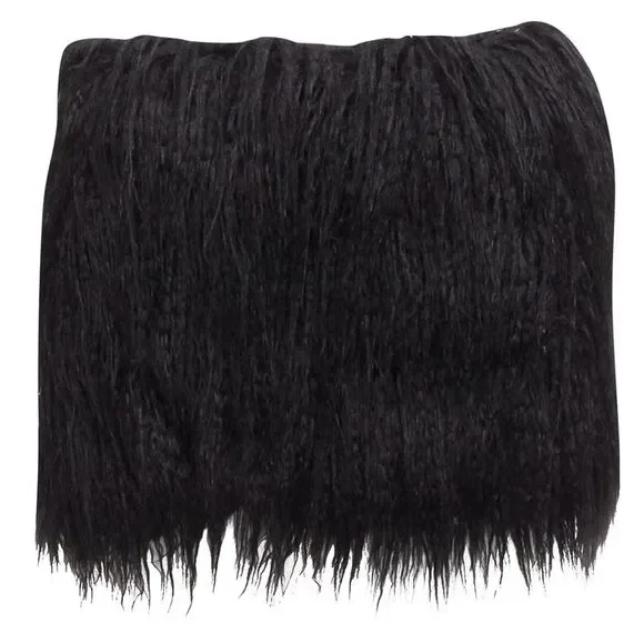 Saint Laurent 2021 Faux Fur Mini Skirt