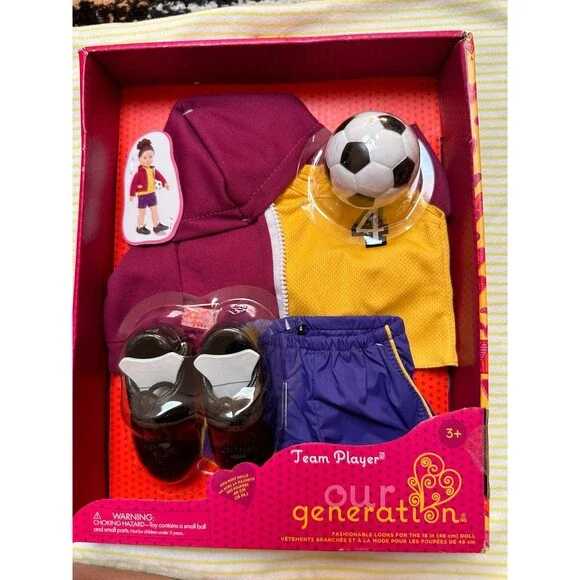Our generation doll soccer outfit