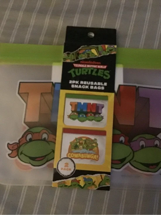 Teenage Mutant Ninja Turtles reusable snack storage bags