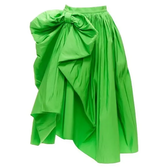 Alexander Mcqueen 2022 Taffeta Cocktail Skirt