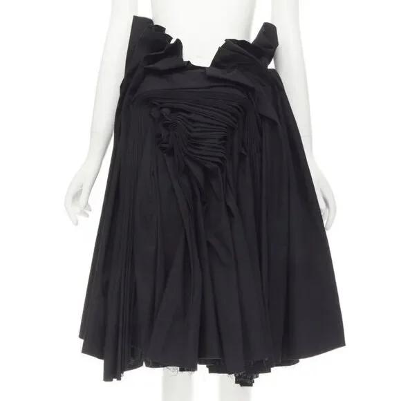 Junya Watanabe 1998 Draped Pleat Skirt