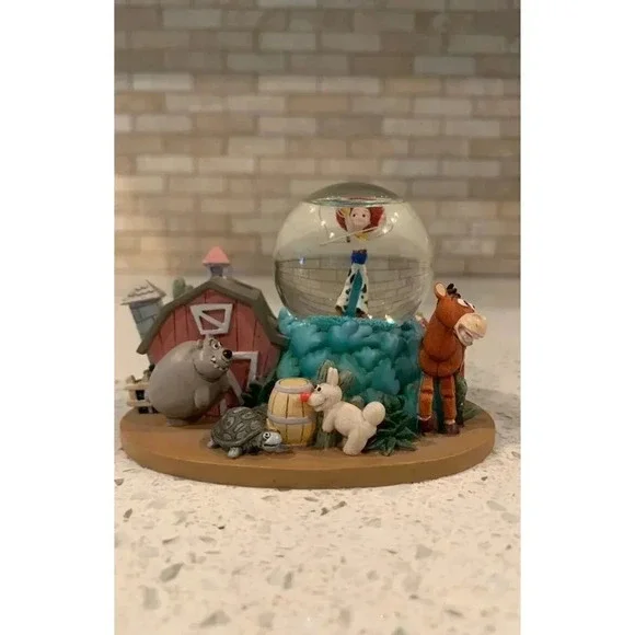 RARE Disney Toy Story 2 Mini Snowglobe featuring Jessie and Bullseye Snow Globe‎