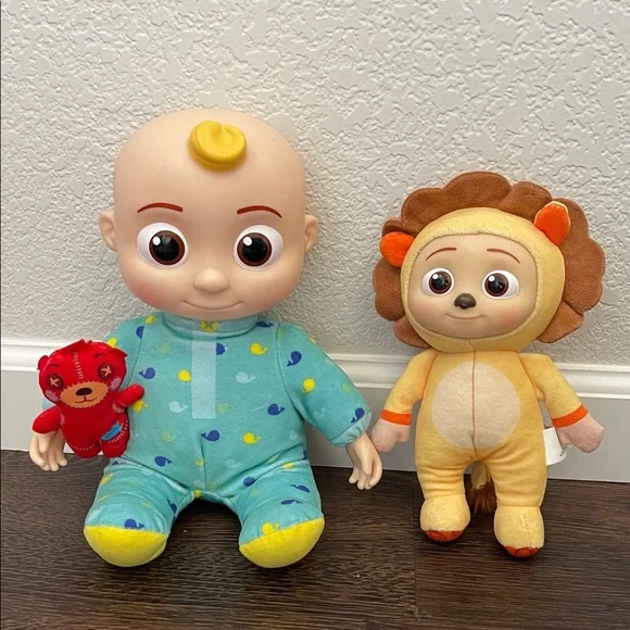 Cocomelon JJ Musical Bedtime and JJ Lion Plush Set