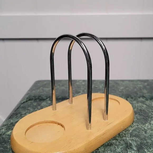 Wooden Napkin and Salt and Pepper Holder