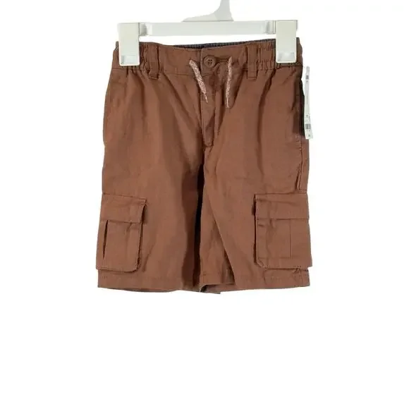 OshKosh Boys Khaki Cargo Shorts, Sz 4T, NWT