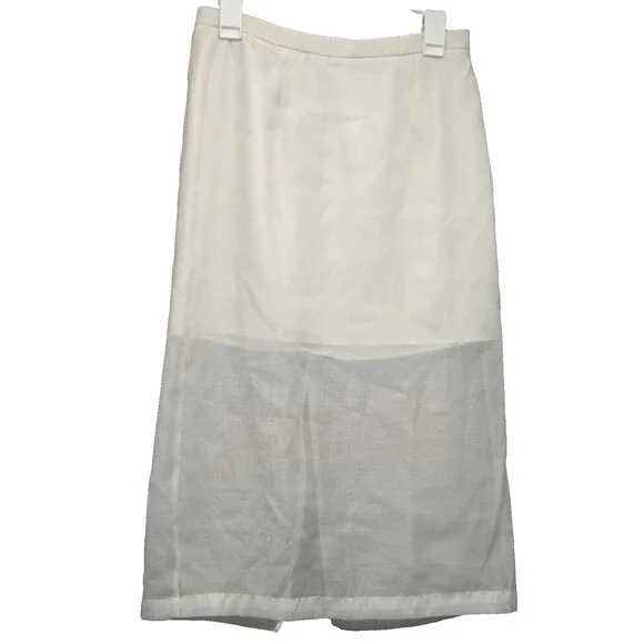A New Day Cream Ivory Light Weight Skirt Women's Size 10 New