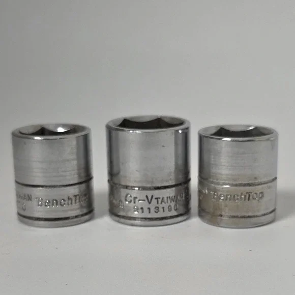 Used 6 Point‎ Shallow Sockets 3/8 Drive *See Pics For List #987