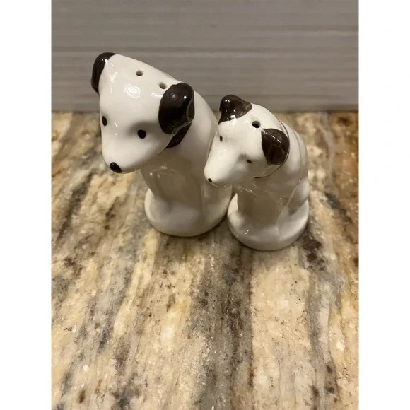 Vintage Lenox RCA Victor salt & pepper shakers Nipper 