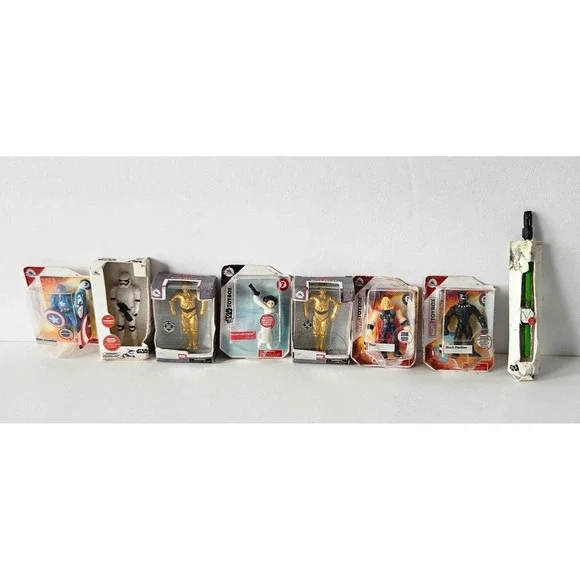 Star Wars Mini Brands Disney Zuru LOT OF 8 Figures C-3P0 Thor Black Panther Leia
