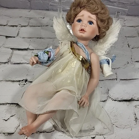 Ellenbrooke Sweet Cherub Porcelain Angel By Connie‎ Walser Derek