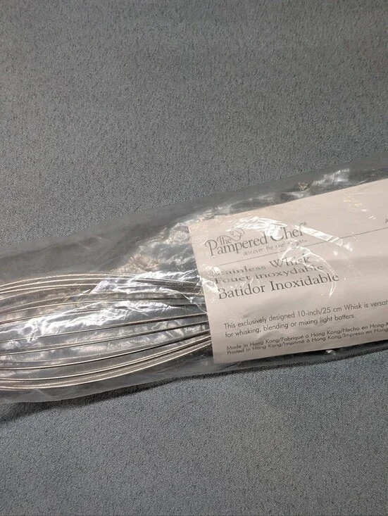 Pampered Chef Stainless Steel Whisk #2475