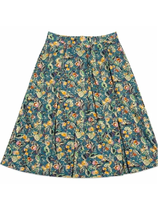 NWT Lularoe Madison pleated midi skirt double pockets Elastic Waist
