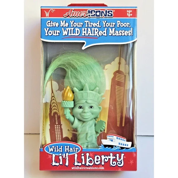 Li'l Liberty Statue of Liberty Troll Doll