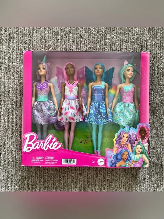 NIB Barbie Fairytale Dolls Multipack