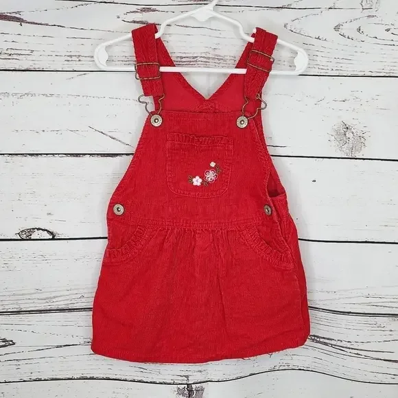 OshKosh Red‎ Corduroy Dress