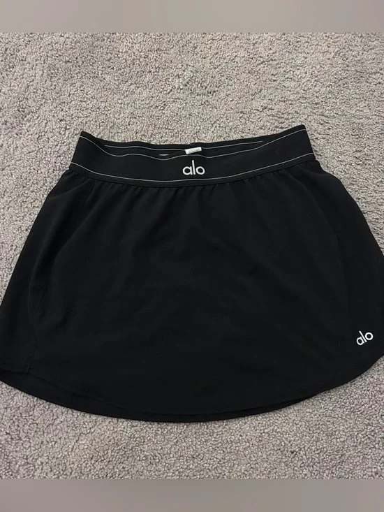 ALO Yoga Black Mini Skort