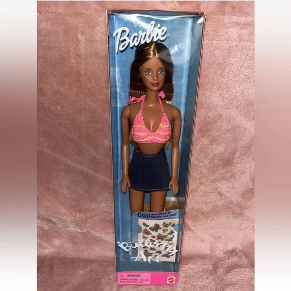 Barbie Butterfly Art Doll 1998 Mattel NRFB 29403 Budget Version