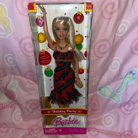 Barbie Holiday Party Doll 2008 New In Box M3541 Mattel