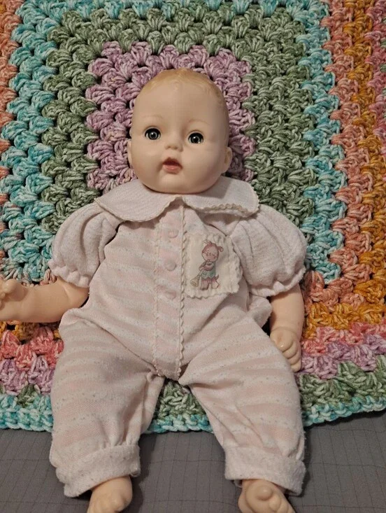 Madame Alexander Pink Stripe Huggums Baby Doll