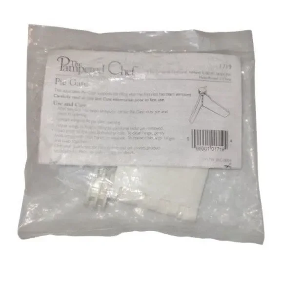 Pampered Chef Pie Gate #1719 Vintage/ Retired  New In Sealed Package White