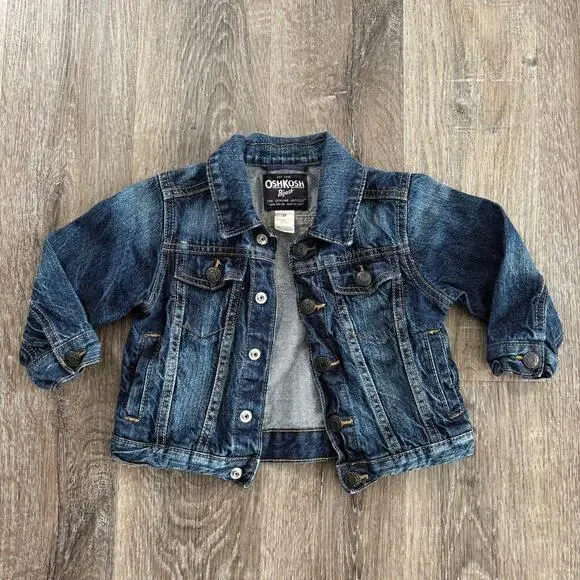 Oshkosh B'Gosh Toddler Girl Denim Jean Jacket - Size: 2T