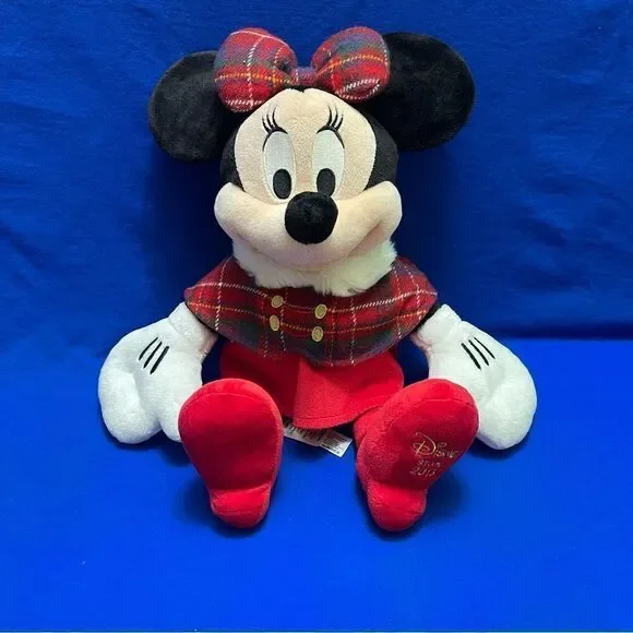 Disney Store Minnie Mouse Christmas Holiday plush doll