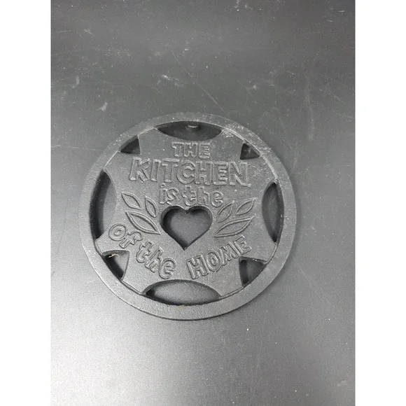 Cast Iron Trivet The Kitchen it the Heart of the Home