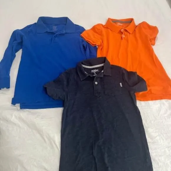 Boys' Size 8 Collared Dress Shirts 3pc - (OshKosh, Arizona, Faded Glory)