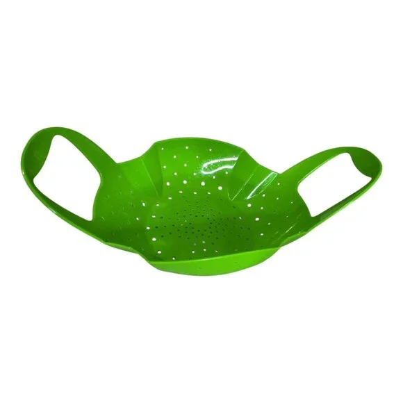 OXO Softworks Green Silicone Steamer Basket Sling ~ Interlock Handles