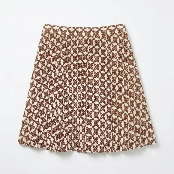 J. Crew Pleated Mini Skirt SIze 4