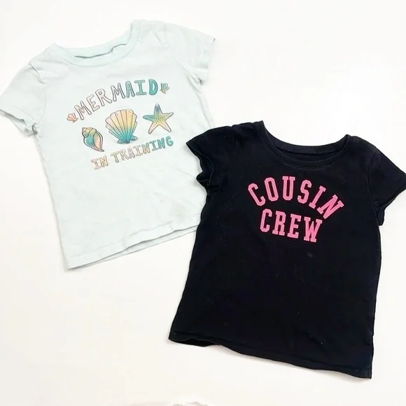 Oshkosh B’gosh/The Children’s Place toddler girls short sleeve t-shirts