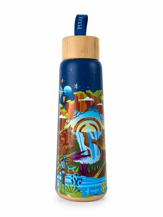 2022 Disney Parks Pandora World Of Avatar‎ Water Bottle Tumbler Faux Bamboo