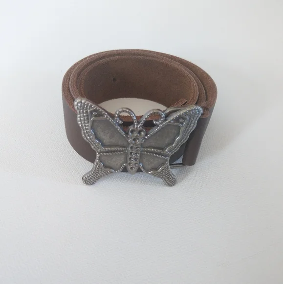 Oshkosh‎ boho brown butterfly belt, Size S/M