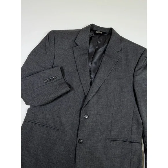 Jos. A. Bank Men's Sz 44R Suit Blazer Jacket 100% Wool Gray Subtle Stripes