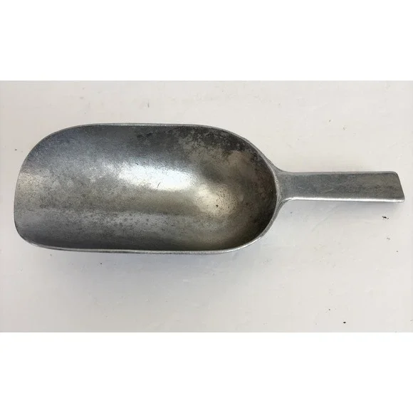 Vtg West Germany Aluminum Utility Scoop Feed Flour Sugar Coffee Grain L 255mm