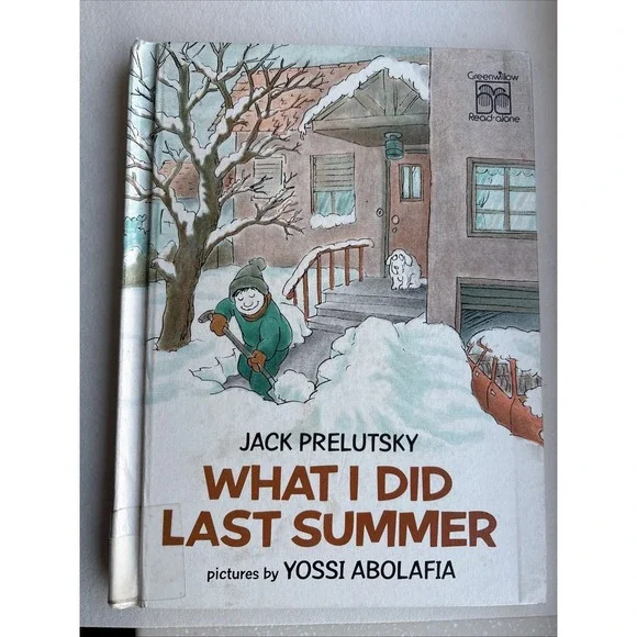 What I Did Last Summer 1984 First Edition By Jack Prelutsky HC Vtg