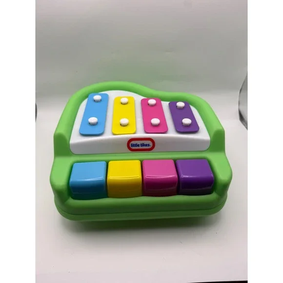 Little Tikes Tap-a-Tune Piano Xylophone 2-in-1 Musical Toy Green 627576M