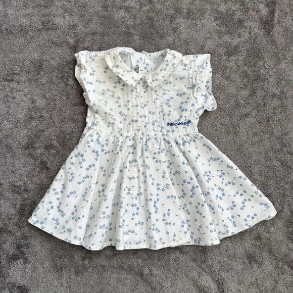 Vintage OshKosh B'gosh white dress